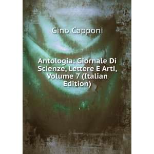   Arti, Volume 7 (Italian Edition) Gino Capponi  Books