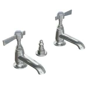 Jado 845133.100 Savina Widespread Pillar Tap Lavatory Faucet with 
