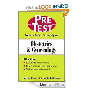   Gynecology (Pretest Series) Evans Ginsburg  Kindle Store