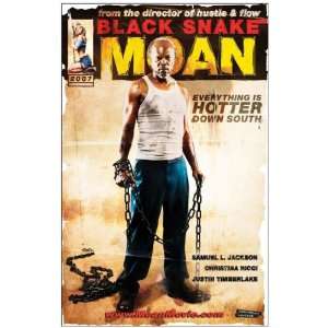  Black Snake Moan, Original Double sided Movie Theatre 