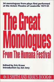 The Great Monologues from the Humana Festival, 1977 1991, (1880399008 