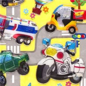 thick sponge stickers vehicles truck car Toys & Games