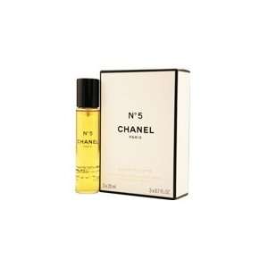  Chanel #5 By Chanel Edt Spray Refill .7 Oz (three Pieces 