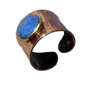  Copper Ring with Lapis Jewelry