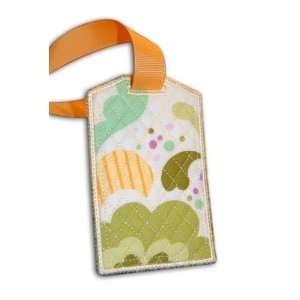 Travel Accessories Heather Bailey Flower Fabric Bag Tag 