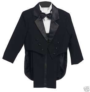 New Boy Tuxedo with tail formal suit & Tuxedo all size  