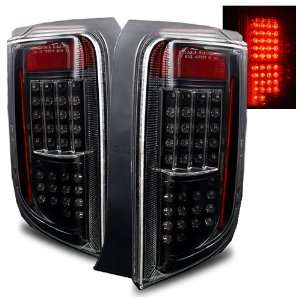  08 11 Scion xB Black LED Tail Lights Automotive