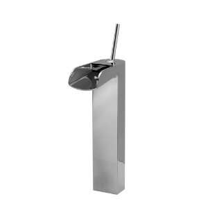  Aqua Brass Single Hole Bathroom Faucet 32020wh White