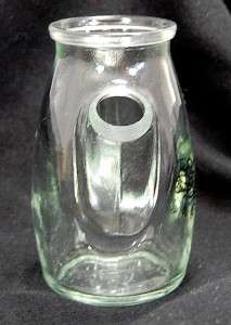 Vintage Almond Plaza California Carafe Pitcher Glass  