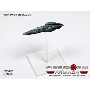  Frigates (6 Models) Aquan Prime Firestorm Armada Toys 