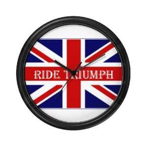  Ride Triumph Motorcycle Wall Clock by 