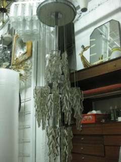 Mazzega chandelier cascade Murano 1970 Verner panton  