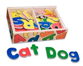 Melissa and Doug Magnetic Wooden Alphabet Letters ~NEW~  