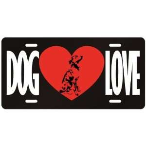   New  Love Catahoula Leopard Dog  License Plate Dog