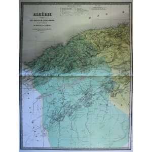  Andriveau map of Algeria (c. 1861)