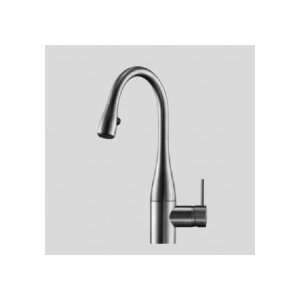    Hole, Side Lever Mixer w/High Arc Swivel Spout & Pull Down Aerator