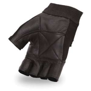  First Manufacturing Fingerless Gloves (Black, Large 