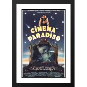  Cinema Paradiso 20x26 Framed and Double Matted Movie 