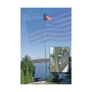  Valley Forge Flag Co Acss25 25 Aluminum Flag Pole W/flash 