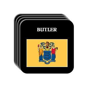  US State Flag   BUTLER, New Jersey (NJ) Set of 4 Mini 