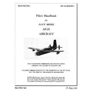  Grumman AF 2S  Guardian  Aircraft Flight Manual Grumman Books