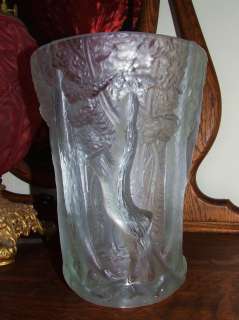 Antique Josef Inwald Barolac Czech Glass Czech Vase  