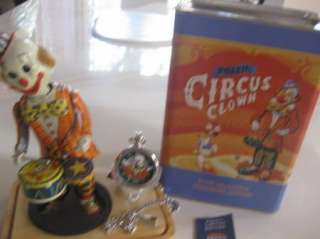 Fossil Circus Pocket Watch in Tin Box with Clown NIB  