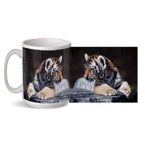 Young Tiger 15 Ounce Ceramic Coffee Mug from Airstrike  