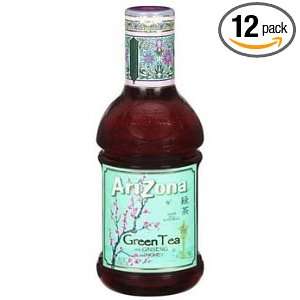 Arizona Green Tea, 42 Ounce (Pack of 12)  Grocery 
