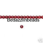 130 Genuine Red Bamboo Coral 3mm Round Beads~Little