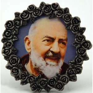  Padre Pio in Mini Pewter Frame (CU MPF PP)