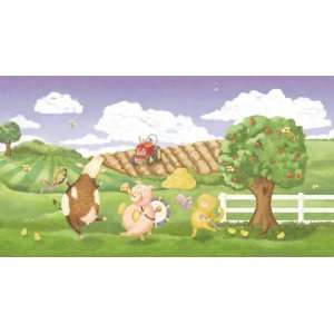  Barnyard Band Wall Mural