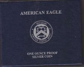 2012 AMERICAN EAGLE SILVER PROOF (PS5) WITH COA (2 COINS) FREE S/H 