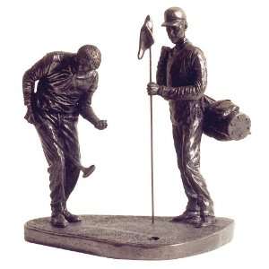  Winning Golf Putt Bronze Art Sculpture