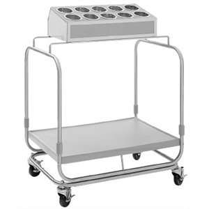  Delfield UTS 1 Tray and Silverware Cart with 10 Hole 