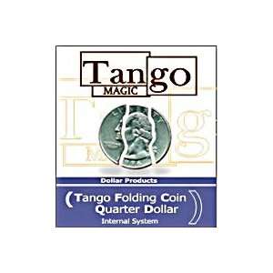  Folding Quarter Internal Tango Coins Magic Trick Money 