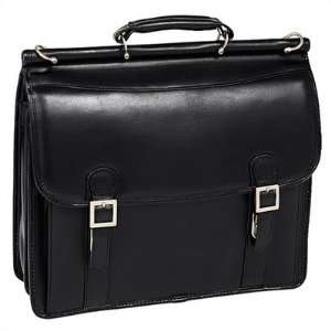  V Series Halsted Leather Flapover Double Compartment 