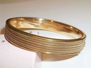 Vintage Gold Filled Bangle Bracelet Retro GF Amerikaner  