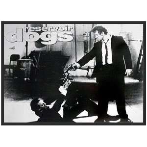  RESERVOIR DOGS POINTING GUNS Poster Dry Mounted Wood 
