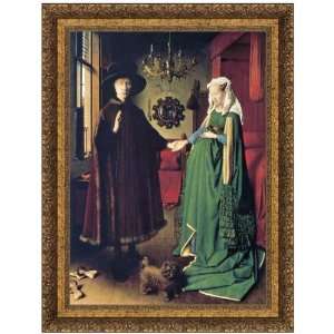 The Arnolfini Marriage, 1434, Canvas Replica Painting Medium  