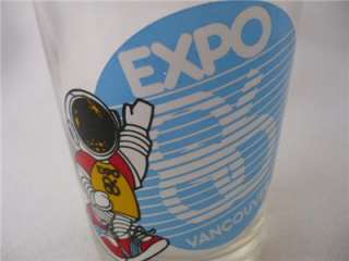 Vancouver Canada Expo 86 Souvenir BAR Drinking GLASS  
