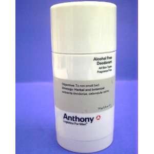  Anthony Alcohol Free Deodorant   All Skin Types (2.5 oz 