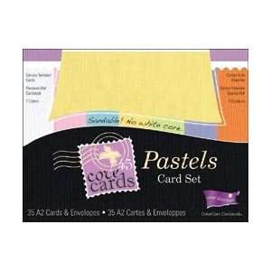  Core Cards/Envelopes A2 Size 35/Sets   Pastels Pastels 