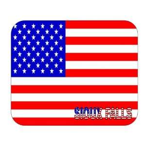  US Flag   Sioux Falls, South Dakota (SD) Mouse Pad 