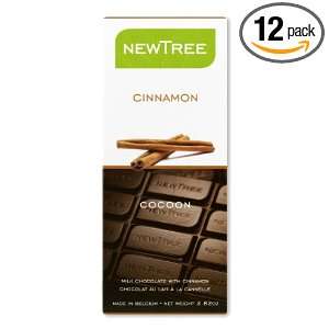 NEWTREE Cocoon, Milk Chocolate With Cinnamon, 2.82 Ounce Units (Pack 
