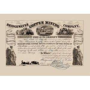  Vintage Art Bridgewater Copper Mining Company   17506 0 