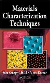 Materials Characterization Techniques, (1420042947), Lin Li, Textbooks 