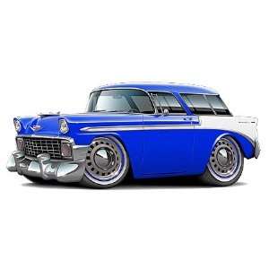  24 1956 Chevy Nomad *Original Art* Car Wall Graphic Full 