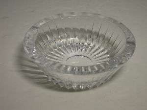 Val St Lambert Balmoral Cut Ashtray Clear 4 7/8 D TM  