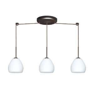  Besa Lighting 3 Light Bolla Linear Mini Island Light